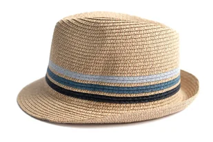 Kapelusz Słomkowy Trilby Plażowy Dla Dziecka Chłopca Dziewczynki Na Lato 54 - Moda i Uroda OUTLET - miniaturka - grafika 1