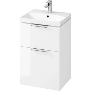 Cersanit City zestaw meblowy 50 cm umywalka z szafką biały połysk S801-421 - Szafki łazienkowe - miniaturka - grafika 1