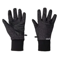 Rękawiczki sportowe męskie - Damskie Rękawiczki JACK WOLFSKIN WINTER TRAVEL GLOVE WOMEN 1907881-6000 – Czarny - miniaturka - grafika 1