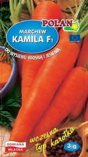 Marchew Jadalna Kamila Nasiona 3g Polan - Nasiona i cebule - miniaturka - grafika 1