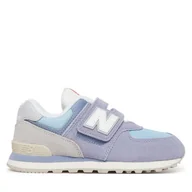 Buty dla dziewczynek - Sneakersy New Balance PV574BLG Fioletowy - miniaturka - grafika 1