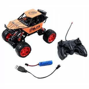 Monster Truck Samochód Zdalnie Sterowany Ładowarka - Zabawki zdalnie sterowane - miniaturka - grafika 1