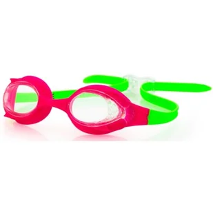 Spokey Okulary pływackie Flippi Różowo-zielony - Pływanie - miniaturka - grafika 1