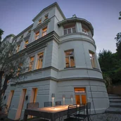 Lampy ogrodowe - Lampa akumulatorowa LED SLV Vinolina Two, beżowa, aluminium, Ø 11 cm, IP65 - miniaturka - grafika 1