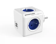 Listwy zasilające - PowerCube Original 4 gniazda 2x USB niebieski 2202BL/FROUPC - miniaturka - grafika 1