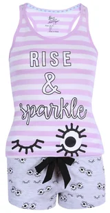 Fioletowa piżama Rise&Sparkle S - Piżamy damskie - miniaturka - grafika 1