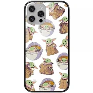 Etui i futerały do telefonów - ERT GROUP etui na telefon Apple Iphone 13 PRO MAX, case oryginalny i oficjalnie licencjonowany przez Star Wars, wzór Baby Yoda 028, wykonany z hartowanego szkła, etui ochronne - miniaturka - grafika 1