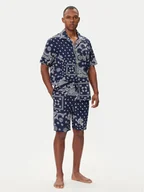 Piżamy męskie - Polo Ralph Lauren Piżama 714899503019 Granatowy Regular Fit - miniaturka - grafika 1