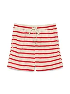 Spodenki damskie - Vero Moda Szorty w kolorze kremowo-czerwonym - miniaturka - grafika 1