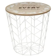 Ławy i stoliki kawowe - Stolik kawowy Kumi White - miniaturka - grafika 1