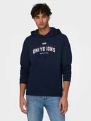 Bluzy męskie - Only & Sons Bluza Lenny 22028594 Granatowy Regular Fit - miniaturka - grafika 1