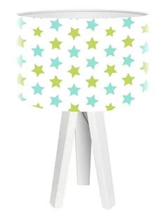 Macodesign Lampa biurkowa Pastelowe gwiazdeczki mini-foto-263w, 60 W - Lampy stojące - miniaturka - grafika 1