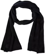 Apaszki i szaliki męskie - TOM TAILOR Denim Męski szalik zimowy Basic, 29999-czarny, jeden rozmiar - miniaturka - grafika 1