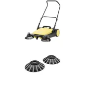 Zamiatarki - Kärcher Zamiatarka S 6 Twin, żółta & Kärcher szczotki boczne do zamiatarek S 4 i S 4 - miniaturka - grafika 1