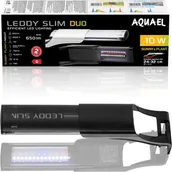 Oświetlenie akwarium - Aquael AQUAEL Leddy SlimDuo 10W Sunny Plant&Night czarny - miniaturka - grafika 1