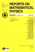 Czasopisma - reports on mathematical physics 88/1 - polska - miniaturka - grafika 1