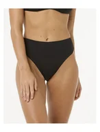 Stroje kąpielowe - Majtki kąpielowe RIP CURL Premium Surf Retro High Good czarne S - miniaturka - grafika 1