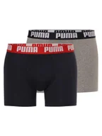 Spodnie męskie - Puma Spodnie w 3-paku Mężczyźni Bawełna niebieski|szary jednolity, S - miniaturka - grafika 1