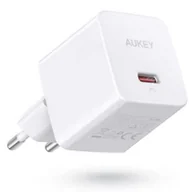 Ładowarki do telefonów - AUEKY PA-Y20S WHITE ŁADOWARKA SIECIOWA 20W 1XUSB-C - miniaturka - grafika 1