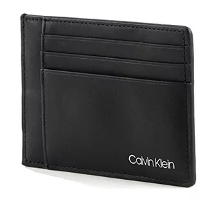 Portfele - CALVIN KLEIN Męski gładki sprzęt RFID - portfel podróżny, czarny Ck, jeden rozmiar - grafika 1