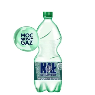 Nałęczowianka Naturalna woda mineralna gazowana 1 l PET - Woda - miniaturka - grafika 1