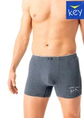 Majtki męskie - SZORTY KEY MXH-354 B25 GR (kolor granat, rozmiar XL) - miniaturka - grafika 1