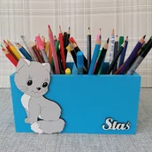 Przyborniki na biurko - Przybornik na kredki O2K28 - miniaturka - grafika 1