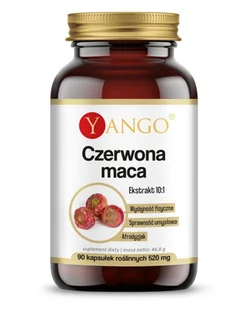 Yango Czerwona Maca 90 kapsułek (5904194063382) - Suplementy naturalne - miniaturka - grafika 1
