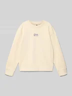 Swetry dla chłopców - Bluza o kroju regular fit z nadrukiem z logo - miniaturka - grafika 1