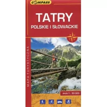 Wydawnictwo Compass  Tatry Polskie i Słowackie. Mapa turystyczna w skali 1:50 000