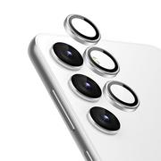 Pozostałe akcesoria do telefonów - Crong Lens Ring - Szkło hartowane na obiektyw aparatu Samsung Galaxy S24 (przezroczysty) - miniaturka - grafika 1