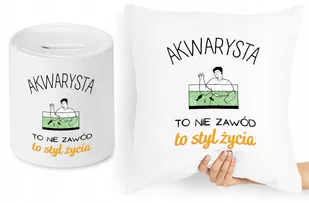 DLA AKWARYSTY ZESTAW PODUSZKA + SKARBONKA z Nadrukiem ze Zdjęciem - Skarbonki DLA AKWARYSTY ZESTAW PODUSZKA + SKARBONKA z Nadrukiem ze Zdjęciem - Skarbonki - miniaturka - grafika 1