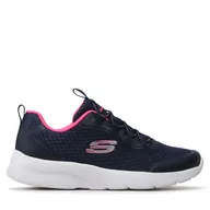 Sneakersy damskie - Sneakersy Skechers Social Orbit 149691/NVHP Granatowy - miniaturka - grafika 1