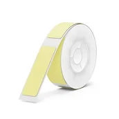 Etykiety do drukarek - NIIMBOT D110/D11/D101 etykiety samoprzylepne do opisania, 12 x 40 mm, papier termiczny do szkoły, domu, biura, małych firm, 1 rolka 160 etykiet/rolka (żółta) - miniaturka - grafika 1