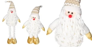 BAŁWAN ŚWIĄTECZNY TELESKOPOWY DUŻY 60CM FIGURKA - Ozdoby bożonarodzeniowe - miniaturka - grafika 1