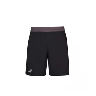 Spodenki tenisowe chłopięce Babolat Play Short Boy czarne 128 - Tenis ziemny - miniaturka - grafika 1