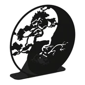 Podpórki do książek - Podpórka AD208, YIN-YANG, czarny strukturalny - miniaturka - grafika 1