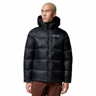 Męska kurtka puchowa Columbia Cloudview Down Hooded Jacket black - S - Kurtki męskie - miniaturka - grafika 1