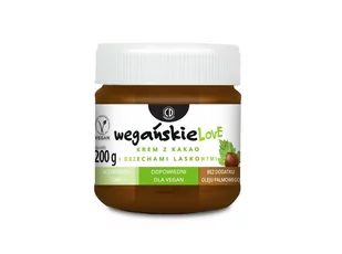 CD Krem z kakao i orzechami laskowymi - VEGAŃSKIELOVE CD, 200g 5901749010242 - Słodkie kremy i masła - miniaturka - grafika 1