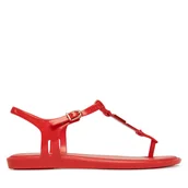Sandały damskie - Sandały Melissa Solar M Chic Ad. 35907 Czerwony - miniaturka - grafika 1
