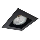 Lampy sufitowe - Wpuszczana lampa natynkowa Cage 3032 Shilo industrialna do kuchni czarna - miniaturka - grafika 1