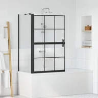 Parawany nawannowe - vidaXL Ścianka prysznicowa do kąpieli 80 x 67 x 129.5 cm - miniaturka - grafika 1