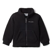 Kurtki i płaszcze dla chłopców - Columbia Młodzieżowy chłopięcy Rugged Ridge Ii Sherpa pełny zamek błyskawiczny polar wytrzymały Ridge II Sherpa polar z pełnym zamkiem błyskawicznym Czarny M - miniaturka - grafika 1