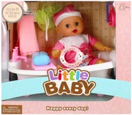 Lalki dla dziewczynek - Lalka Bobas B/O 35Cm Wanna Akc 33X31X19 Mc Wb 18 - miniaturka - grafika 1