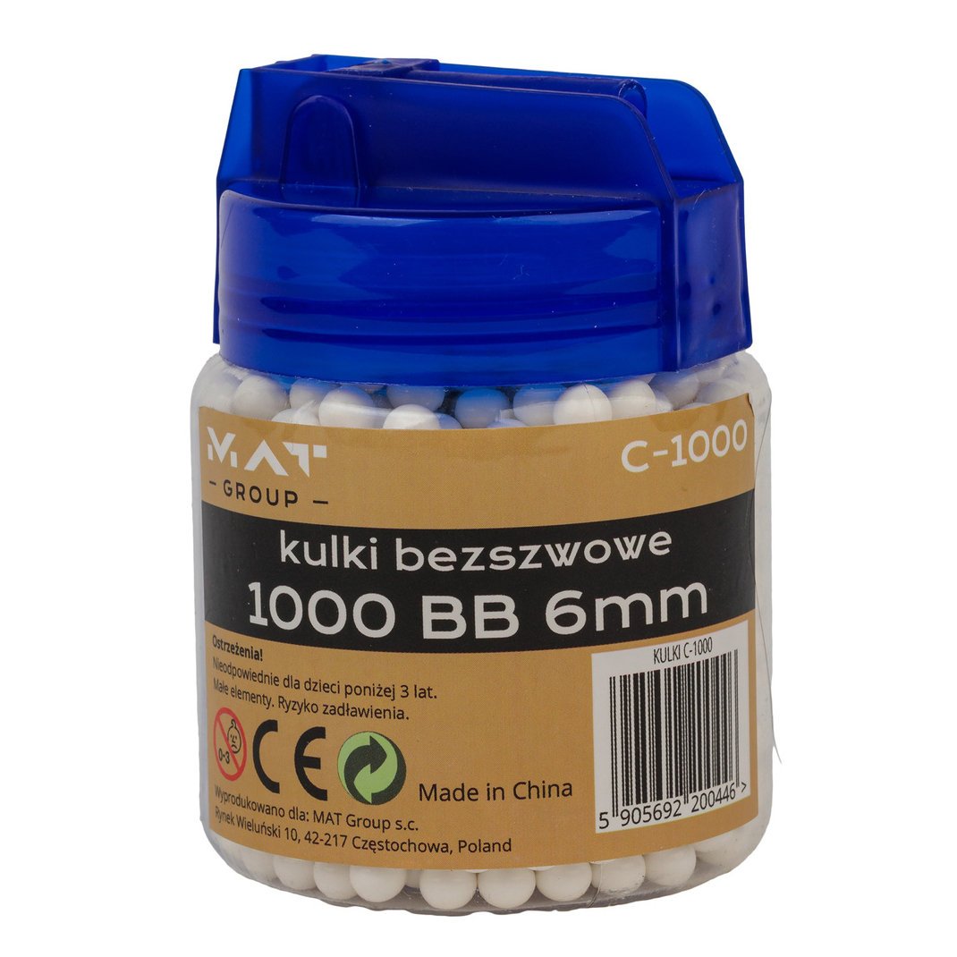 Kulki do pistoletu karabinu bezszwowe granat 1000 szt. 6mm C-1000