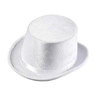 Czapki męskie - Widmann aksamitny cylinder czarny kapelusz męski cylinder Headwear - biały - miniaturka - grafika 1