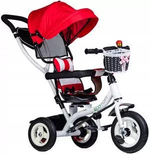 EcoToys 3w1 Red - Rowerki trójkołowe - miniaturka - grafika 1