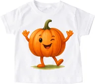 Koszulki dla dziewczynek - KOSZULKA DLA DZIECKA Z DYNIĄ NA DZIEŃ DYNI - DYNIA81 - miniaturka - grafika 1