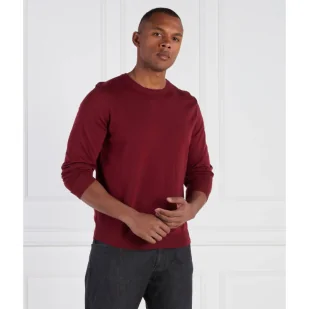 BOSS Wełniany sweter Leno-P | Slim Fit - Swetry męskie - miniaturka - grafika 1