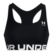 Biustonosze - Biustonosz damski Under Armour HG Mid Branded Black S - miniaturka - grafika 1
